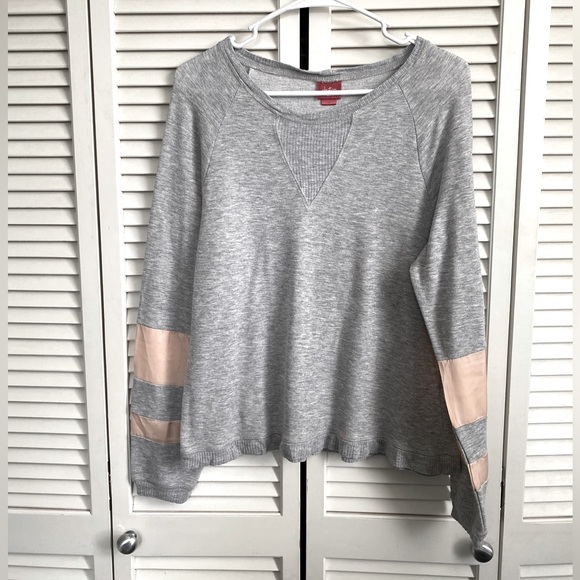 🍄 Daytrip Crewneck Sweatshirt with Satin Sleeves Medium - Picture 7 of 7